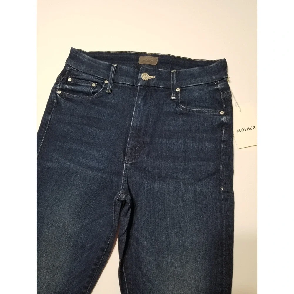 Mother Denim High Waist Looker Ankle Fray Skinny Tongue‎ In Chic NWT 24, 26 $228